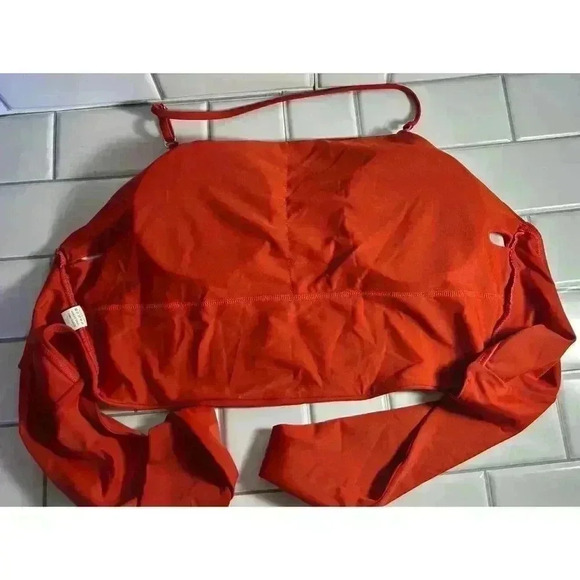 Floral Tropical Leaves Flowers Women’s Swimsuit With Two Tops L,1 Bottom Xl 3pcs - Picture 14 of 16